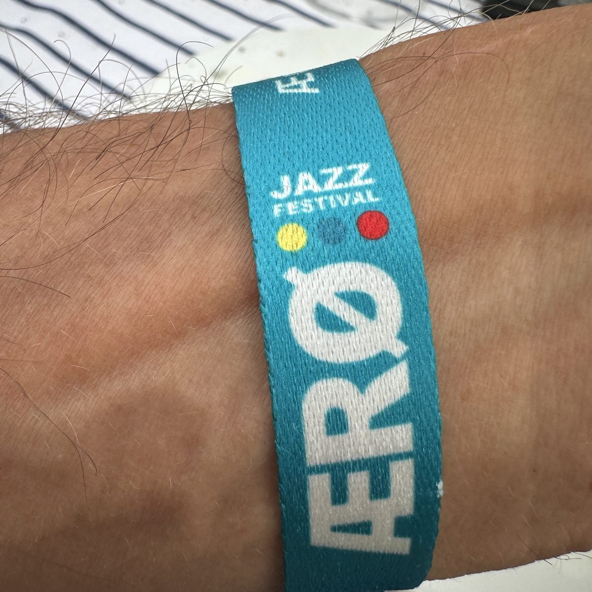 Polsbandje van het Ærø Jazz Festival