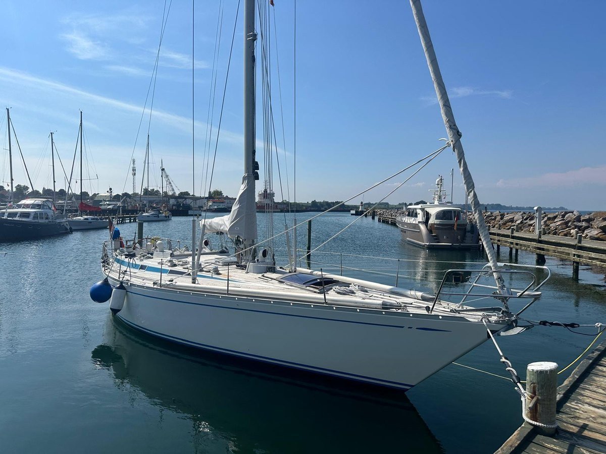 Zeilboot ‘Felix’ in de haven van Søby, Ærø
